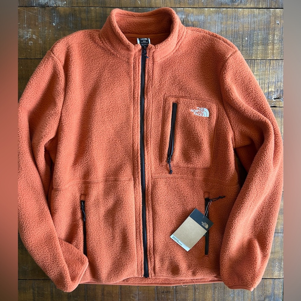 The North Face Yumiori Fleece Orange Jacket - Men’s Medium full zip